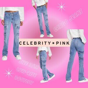 Regeneration by Celebrity Pink cargo jeans, used, size 7/28